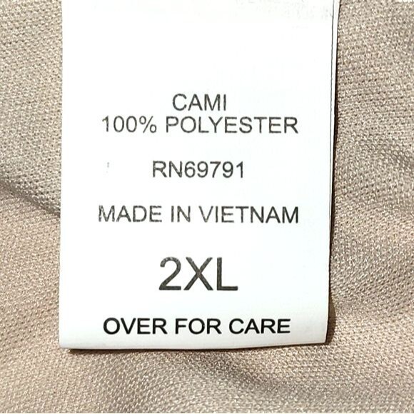 Hope Springs Orange Sunset Clip Dot Sheer Top & Cream Cami Blouse Plus Size 2XL - Picture 10 of 12